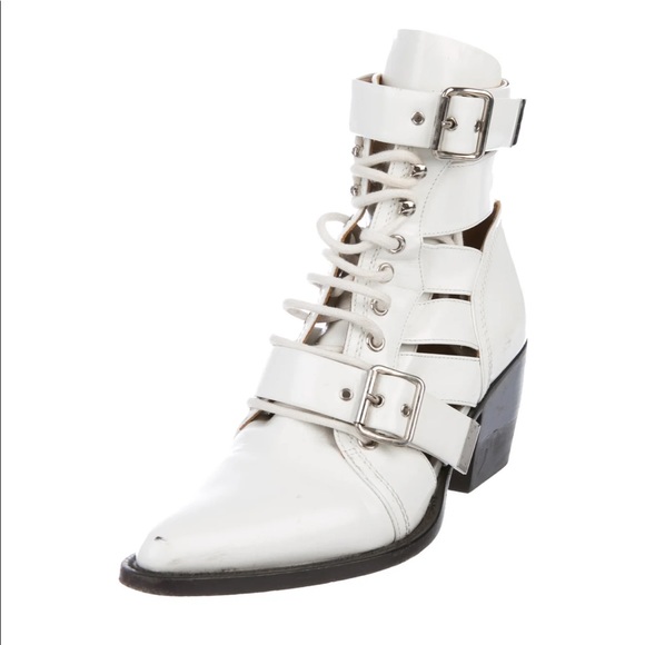 Chloe white boots - Picture 4 of 4